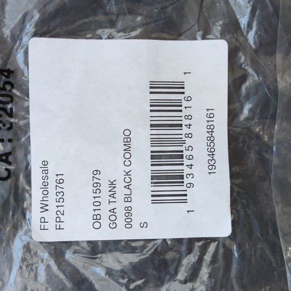 NEW Free People Goa Embroidered Tank Top Black - Picture 5 of 7